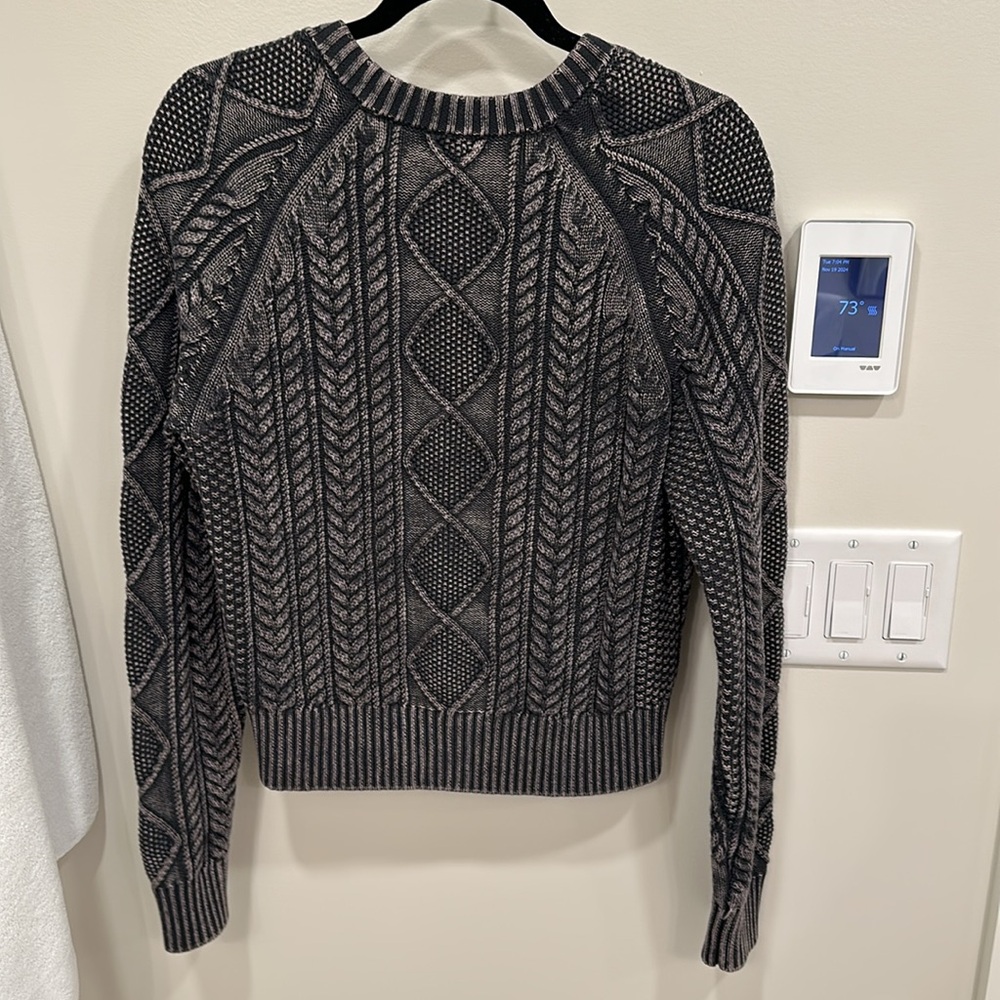 Faherty women’s Sunwashed Cable Cardigan small - Picture 4 of 5